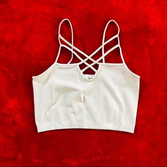 Aeropostale Other - Aeropostale Tokyo Cream Crop Bralette M